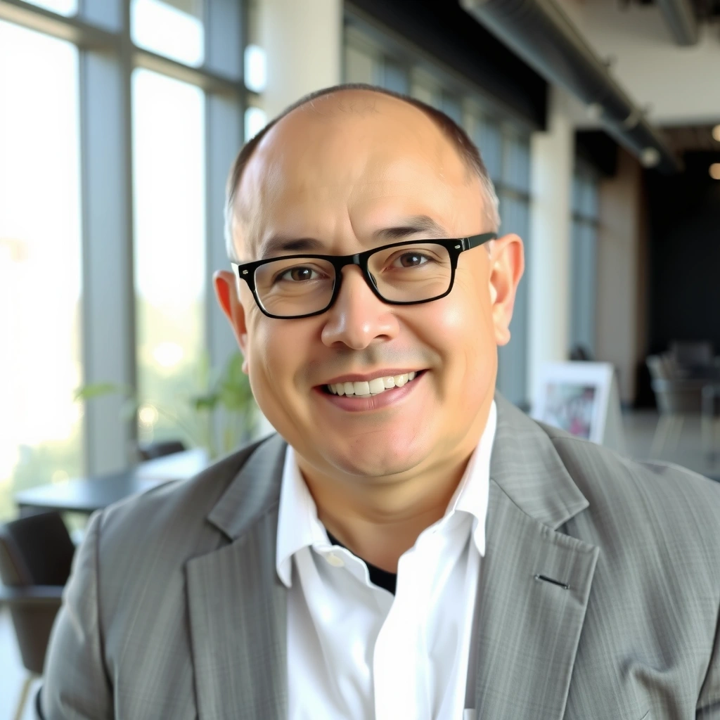 Portrait of Alex Johnson, CEO of adloom