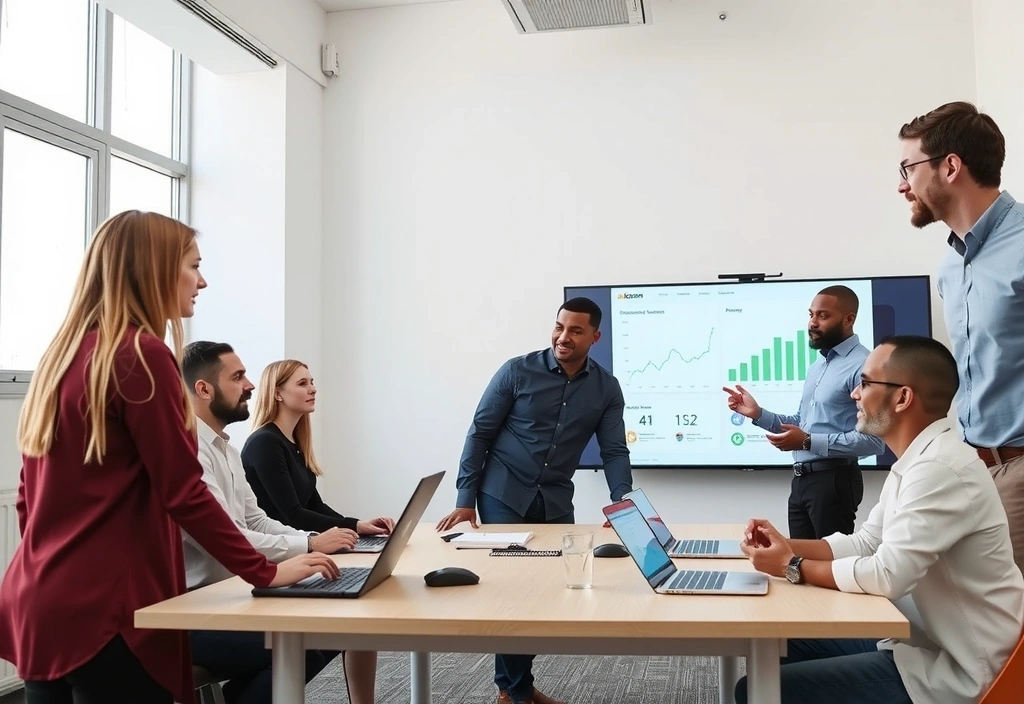 Adloom team collaborating on a digital strategy