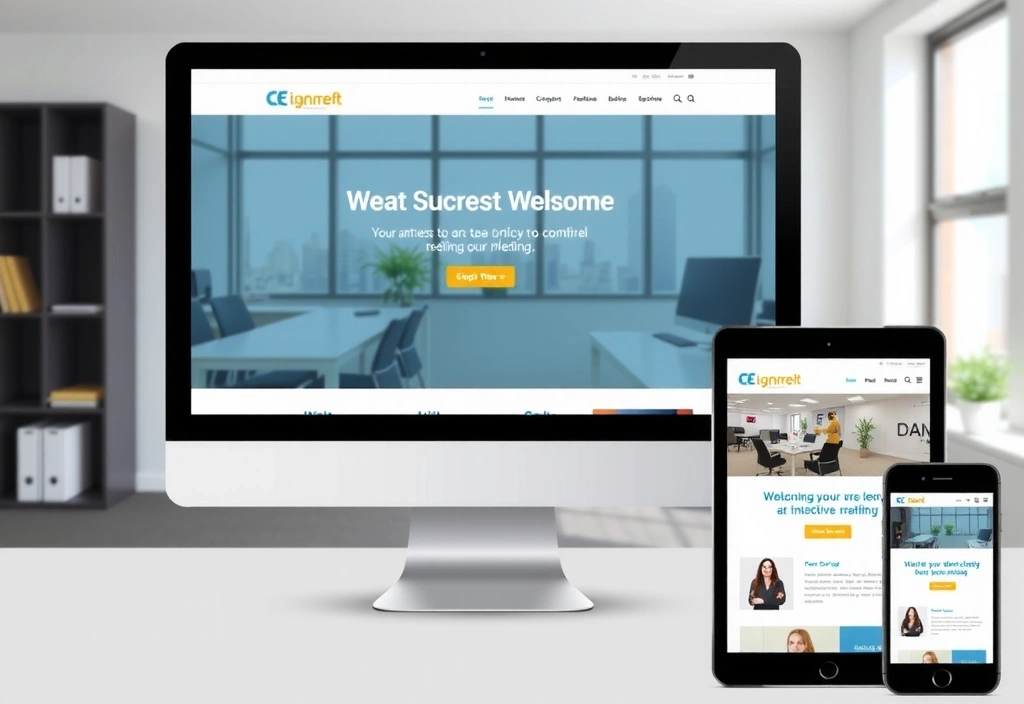 Responsive website design across desktop, tablet, and mobile devices